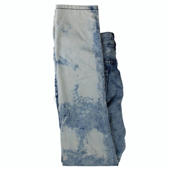 Diamond Stash Women Blue Regular Fit Medium Wash Distressed Skinny Jeans Size 7‎ - Picture 3 of 6